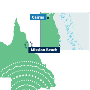 mission beach tours map